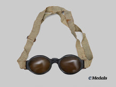 Germany, Luftwaffe. A Pair of Splinter-Proof Flight Goggles, Third Model, by NIGURA