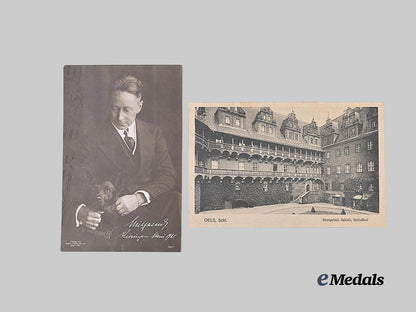 germany,_imperial._a_pair_of_signed_postcards_from_the_house_of_crown_prince_wilhelm_e_medals__g63420_2