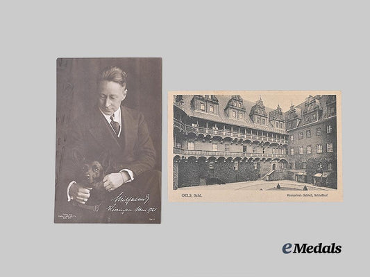germany,_imperial._a_pair_of_signed_postcards_from_the_house_of_crown_prince_wilhelm_e_medals__g63420_2