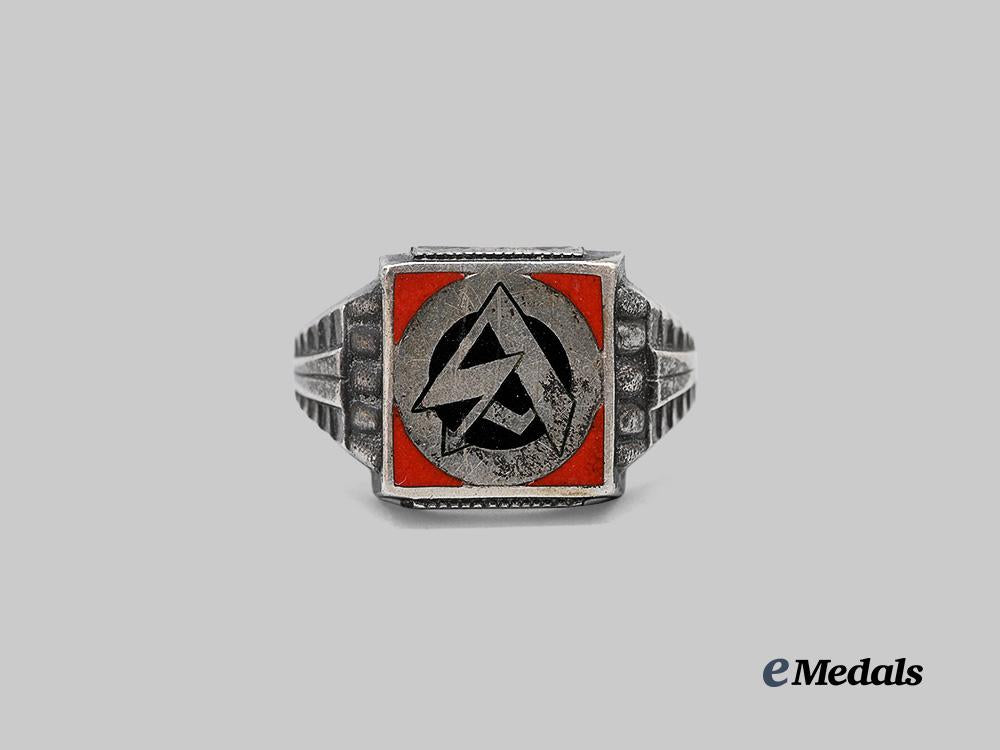 germany,_s_a._a_commemorative_service_ring_in_silver_e_medals__g63467_2