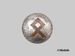 Germany, Third Reich. A Germanic Folk Art Brooch in Silver