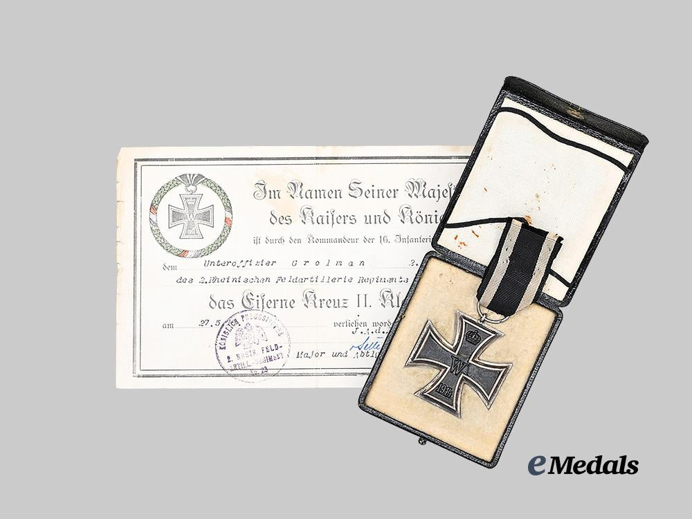 germany,_imperial._a1914_iron_cross_i_i_class,_with_case_and_award_document,_to_unteroffizier_grolman_e_medals__g63490_3