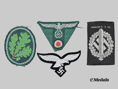 Germany, Third Reich. A Mixed Lot of Cloth Insignia