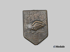 Germany, Third Reich. A 1934 Leitersweiler Saar Reunification Rally Commemorative Badge