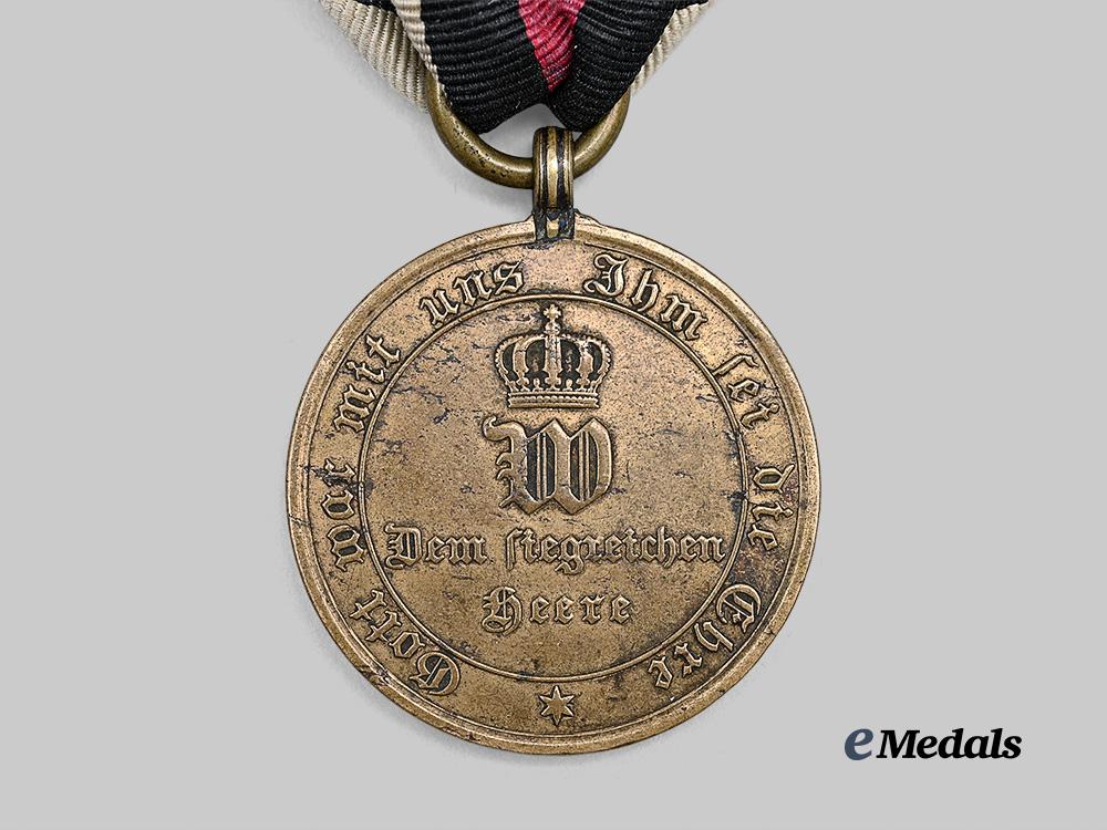 germany,_imperial._a_pair_of_war_commemorative_medals_of1870/71,_combatant_and_non-_combatant,_with_award_documents_e_medals__g63518_10