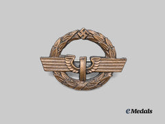 Germany, Third Reich. A Rare Reichsbahn Female Staff Service Badge