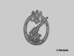 Germany, Heer. A Rare Flak Badge, Semi-Hollow Variant, by Förster & Barth