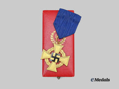 Germany, Third Reich. A Civil Service Faithful Service Award, I Class for 40 Years, with Case