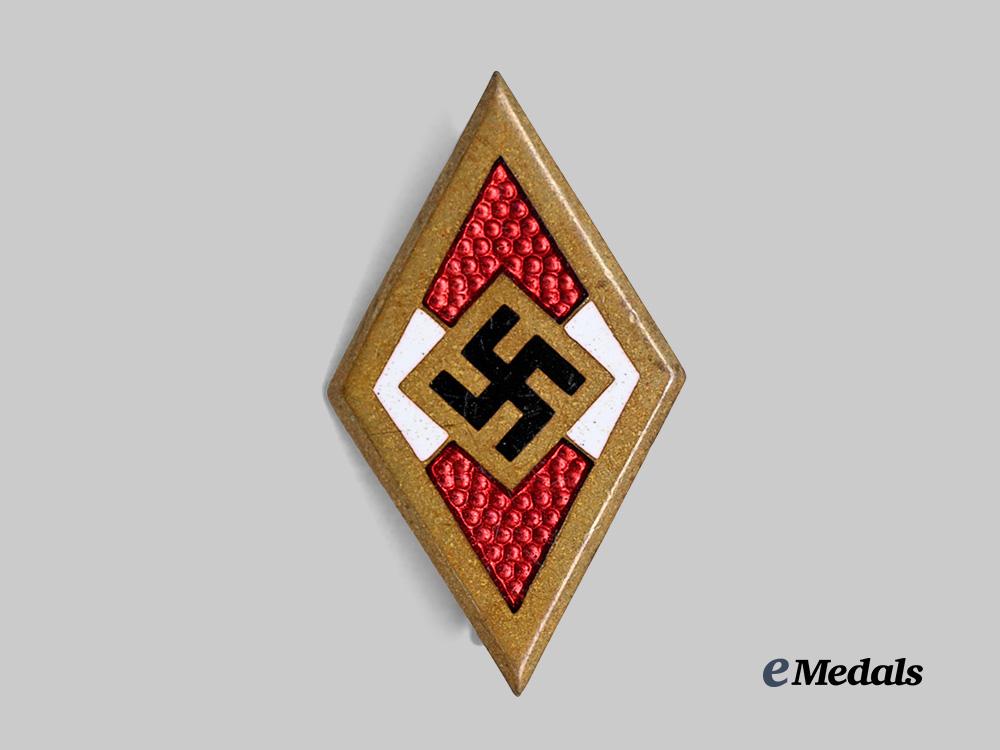 germany,_h_j._a_golden_honour_badge,_early_example,_by_ferdinand_hoffstätter_e_medals__g63552_2