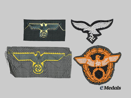 germany,_third_reich._a_lot_of_eagle_insignia_for_wehrmacht_and_police_personnel_e_medals__g63565_3