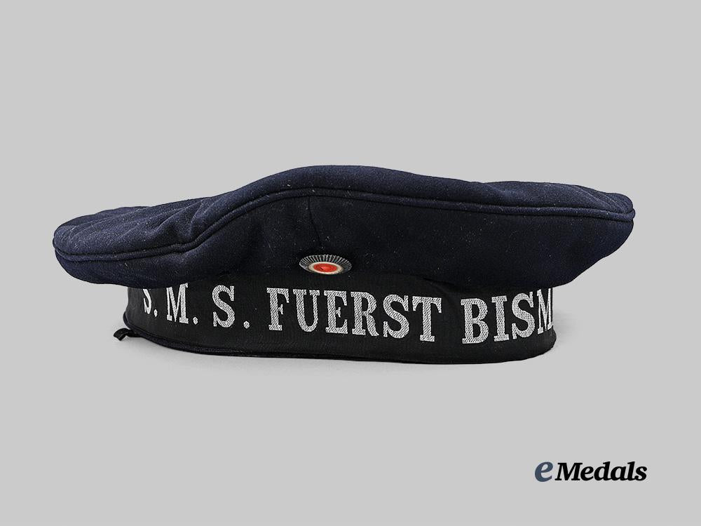 germany,_imperial._a_sailor’s_cap_for_a_crewman_of_the_s_m_s_fürst_bismarck,_owner-_attributed_example_e_medals__g63577_6