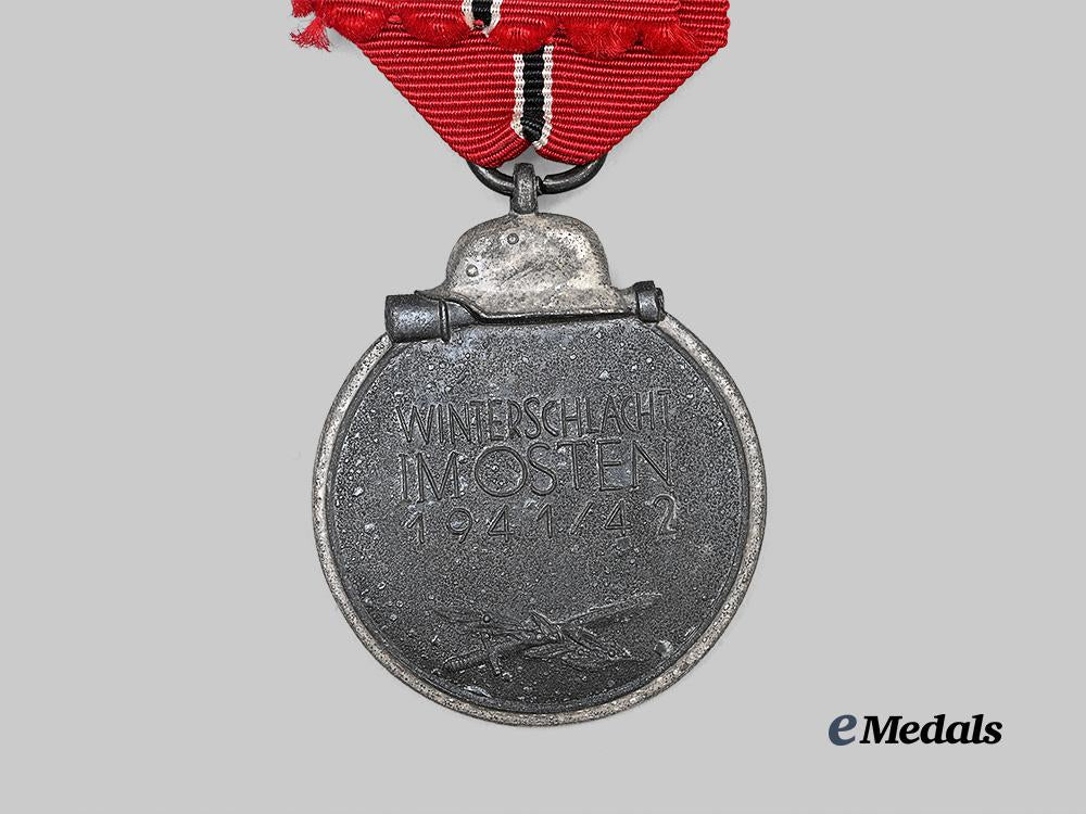 germany,_heer._a_blue_division_eastern_front_medal_and_award_document,_with_boutonniere_e_medals__g63579_11