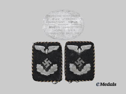 germany,_third_reich._a_reichsbahn_occupied_netherlands_representative_i_d_tag,_with_collar_tabs_e_medals__g63589_2