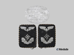 Germany, Third Reich. A Reichsbahn Occupied Netherlands Representative ID Tag, with Collar Tabs