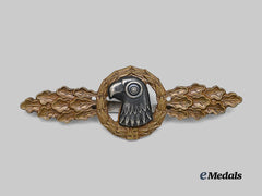 Germany, Luftwaffe. A Reconnaissance Clasp, Bronze Grade, by C.E. Juncker