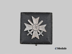Germany, Wehrmacht. A War Merit Cross I Class, with Swords and Case, L15 Variant