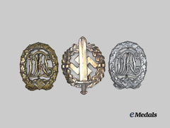 Germany, Third Reich. A Mixed Lot of Sports Badge