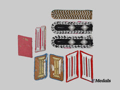 Germany, Third Reich. A Mixed Lot of Uniform Rank Insignia