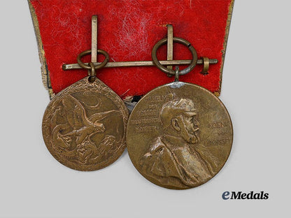 germany,_imperial._a_medal_bar_for_a_boxer_rebellion_combatant,_with_postcard_e_medals__g63750_8
