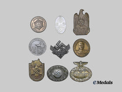 Germany, Third Reich. A Mixed Lot of Service and Commemorative Badges