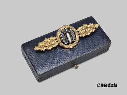 germany,_luftwaffe._a_bomber_clasp,_gold_grade_with_case,_by_c._e._juncker_e_medals__g63783_4