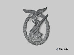 Germany, Luftwaffe. A Flak Badge, Wide Pin Variant, by E. Ferdinand Wiedmann