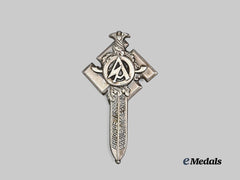 Germany, SA. A 1934 Erfurt Brigade Rally Badge, by Gustav Brehmer