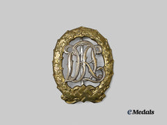 Germany, Third Reich. A DRL Sports Badge for War Wounded, by Hermann Wernstein