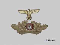Germany, NSDAP. A Set of Political Leader Visor Cap Insignia