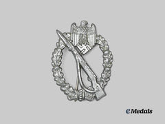 Germany, Wehrmacht. An Infantry Assault Badge, Silver Grade, by Gebrüder Wegerhoff