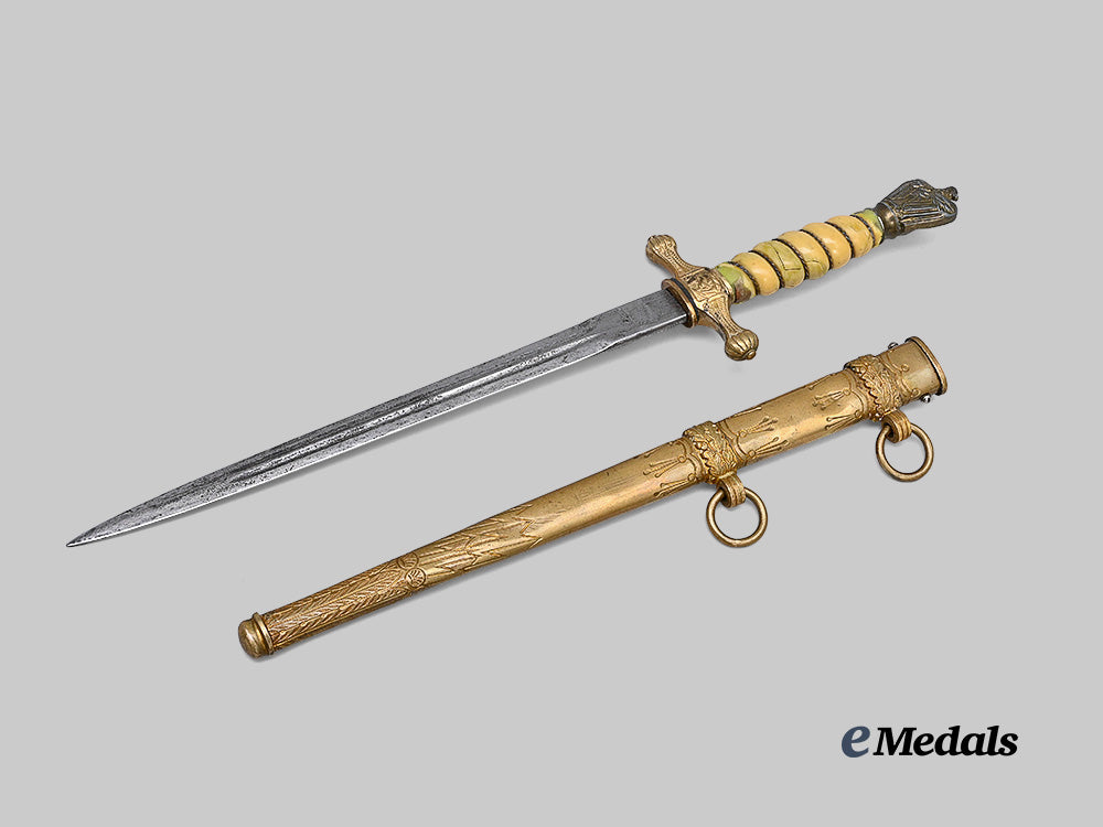 Germany, Kriegsmarine. An Officer’s Dress Dagger, Refurbished Example, by E. & F. Hörster