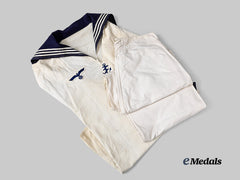 Germany, Kriegsmarine. An Early White Service Uniform for a Radio Operator