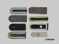 Germany, Wehrmacht; DDR; FRG. A Mixed Lot of Shoulder Straps and Boards