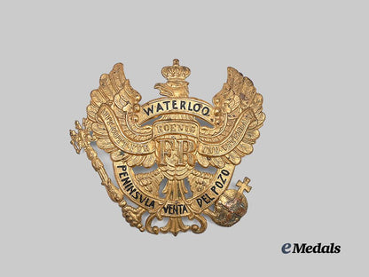 germany,_imperial._a_jäger-_bataillon_no.1_shako_plate_e_medals__g63955_2