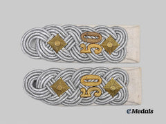 Germany, Heer. A Set of Infanterie-Regiment 50 Hauptmann Shoulder Boards