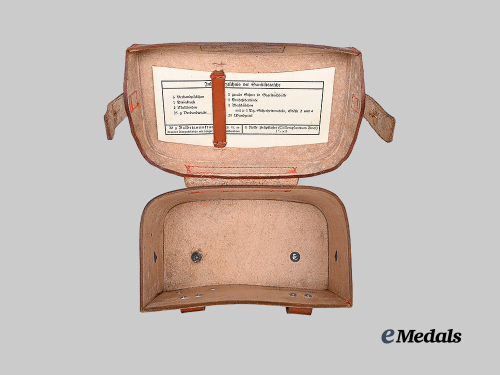 Germany, RLB. A Medical Pouch for Air Raid Shelter Personnel, by H.W. Barlen