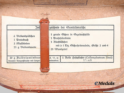 Germany, RLB. A Medical Pouch for Air Raid Shelter Personnel, by H.W. Barlen