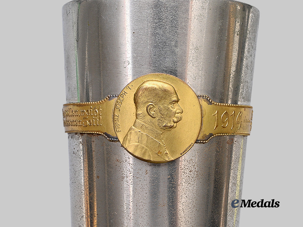 Germany, Imperial. A Fine 1914/15 Austro-German First War Year Patriotic War Cup