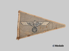 Germany, Heer. An Officer’s Staff Car Pennant, Battlefield-Retrieved Example
