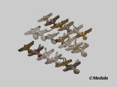 Germany, Wehrmacht. A Lot of Long Service Award Ribbon Bar Devices