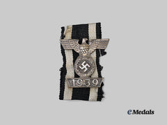 Germany, Wehrmacht. A 1939 Clasp to the Iron Cross II Class, Type I, by Boerger & Co.
