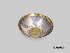 Schaumburg-Lippe, Principality. A Three Mark Coin Bowl in Silver