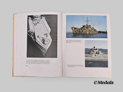 germany,_kriegsmarine._a1943_edition_of_schnellboote_vor!,_with_freiherr_von_mirbach_signature_and_photos_e_medals__g64264_4
