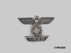 Germany, Wehrmacht. A 1939 Clasp to the Iron Cross I Class, Type B, by B.H. Mayer