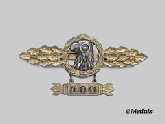 Germany, Luftwaffe. A Reconnaissance Clasp, Gold Grade with 400 Pendant, by Imme & Sohn