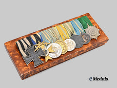 Germany, Imperial. A Superb Medal Bar for a First World War Combatant and Eastern Peoples Liaison, with Case, by Max Reuter