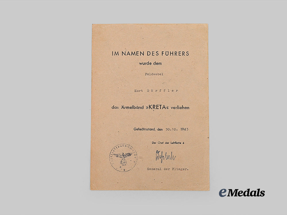 germany,_luftwaffe._a_lot_of_award_documents_to_oberfeldwebel_kurt_dörffler,_stuka_pilot,_with_hans-_ulrich_rudel_signature_e_medals__g64382_6