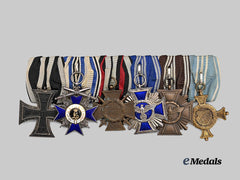Germany, Third Reich. A Medal Bar for First World War and NSDAP Long Service