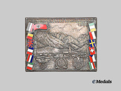 Germany, Third Reich. A 1935 International Off-Road Motorcycle Competition Commemorative Plaque, by Robert Neff