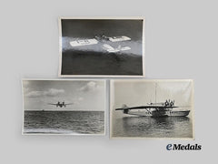 Three WWII Seaplane Photographs